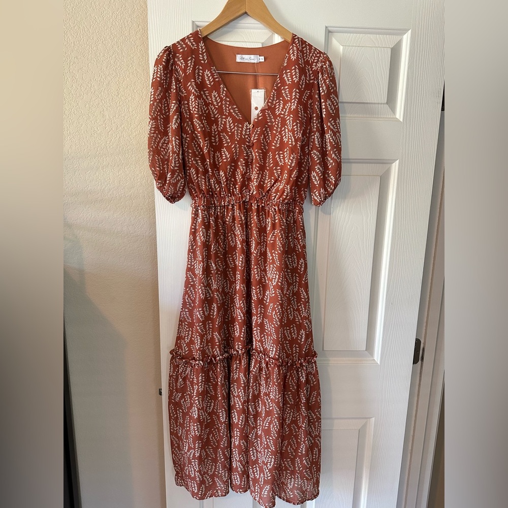 All in Favor never worn midi dress